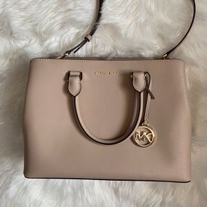 Michael Kors Savannah - Large Satchel [Oyster]
